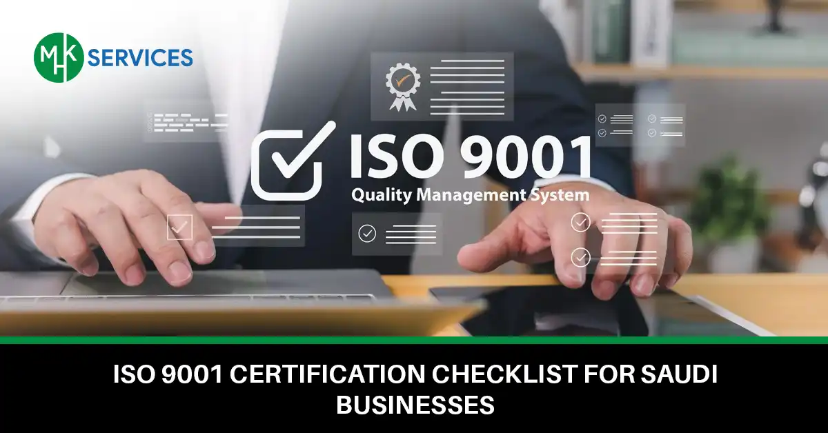 ISO 9001 certification Saudi Arabia