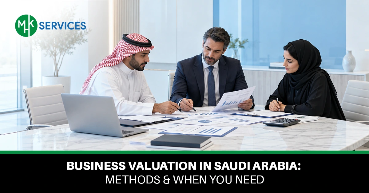 Management Consultant in Riyadh 5 business valuation Saudi Arabia